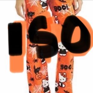 Hello kitty halloween pj pants